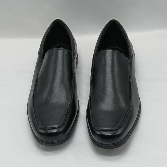 Giorgio Brutini Abrams Mens Dress Shoes 9.5 Black Leather Slip On Memory Foam - Picture 3 of 11